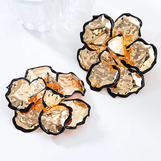 Fantasy flower earrings